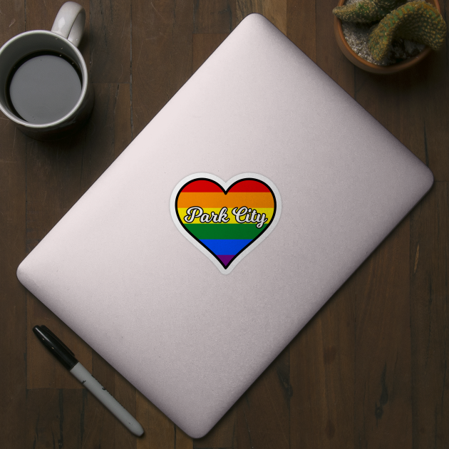 Park City Gay Pride Heart by fearcity